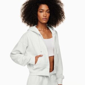 Aritzia Boyfriend Boxy Zip Hoodie